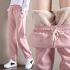 Winter Women’s Fleece Harem Pants Y2K Joggers