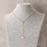 Fashion "8" And Heart Shape Pendant Layered style Necklace For Women Jewelry