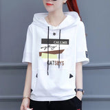 Women T-shirt Casual Sports Short-sleeved Cotton Summer Korean Version Loose