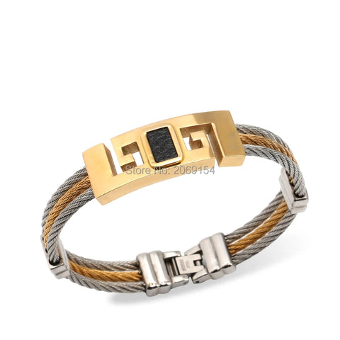 2024 fashion stainless steel jewelry explosive models simple bracelet
