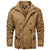 Thicken Fleece Lined Coats Men's Tactical Hooded Jacket Winter Warm Coat Outdoor Cargo Outwear Windbreaker Parka Man