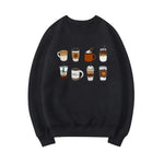 Fall Coffee Sweatshirt Pumpkin Spice Hoodie Cute Fall Fashion Sweatshirts Streetwear