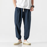 Men's Summer Jogger Pants Cotton Linen and Casual