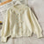Women's Sweet Flower Embroidered Elegant Chic Sweater