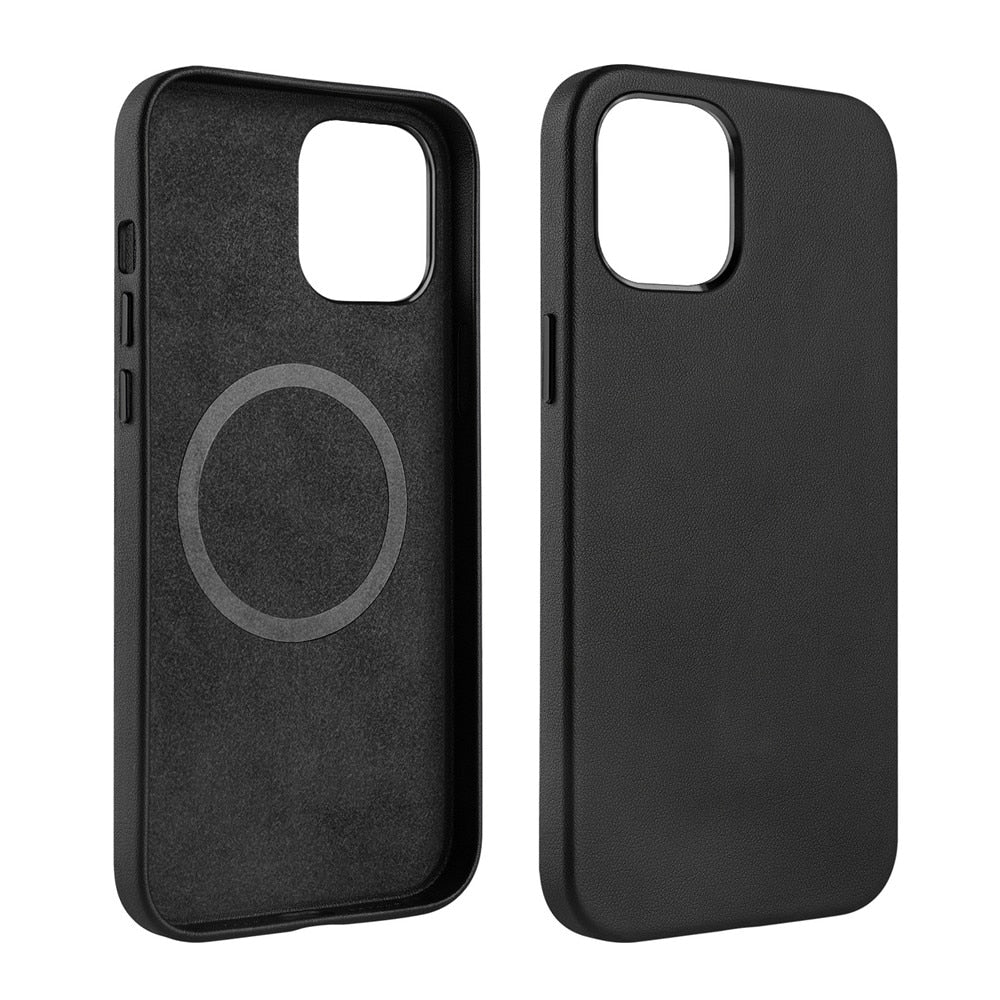 Leather Case For Magsafing Wireless Charger With Box