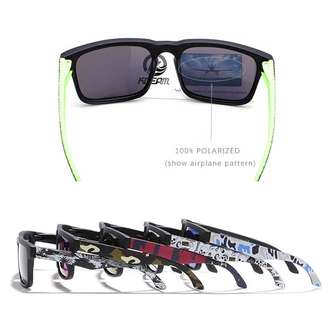 Sunglasses Painting Temples Play-Cool Sun Glasses With Case