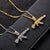 Trendy 2022 Choker: Gun Cross Pendant Crystal Rhinestone Chain Necklace