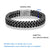 Stainless Steel Chain Men Bracelet Punk Hand Accessories Magnetic Clasp Vintage Wristband