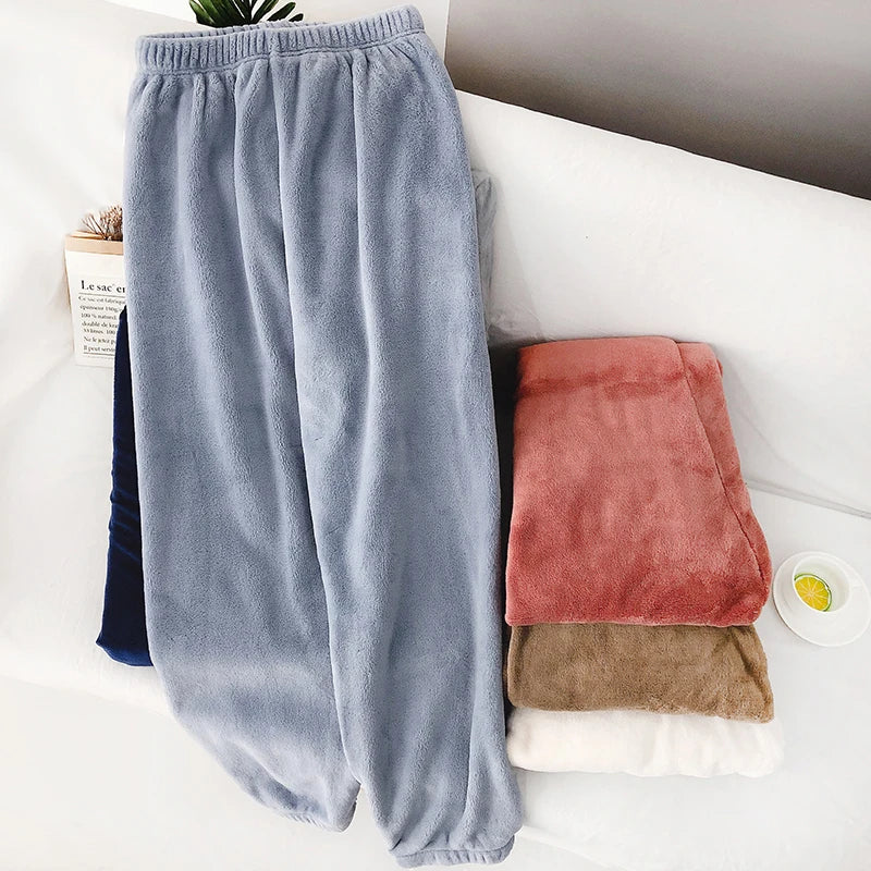 Casual Warm Pants Trousers For Women 2024 Autumn Winter