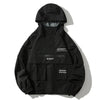 Men's Techwear Jacket High Street Waterproof Hoodie