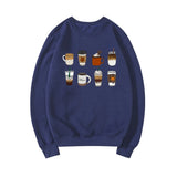 Fall Coffee Sweatshirt Pumpkin Spice Hoodie Cute Fall Fashion Sweatshirts Streetwear