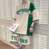 Waffle Ice Summer American Short Sleeve Sports Set
