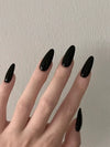 Bright Black Fashion Cos Free Disassembly Fake Nail Tip