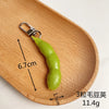 PVC Fake Braised Pork Broccoli Keychain Creative Simulation Food Pendant