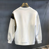 2024 Pocket Splicing Neck Hoodie for Men's in Spring and Autumn Handsome