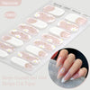 Gradient Auroras Semi Cured Gel Nail Strips Sparkly Shinning DIY Gel Polish