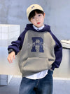 Spring Autumn Boys Alphabet Sweatshirt Jacket