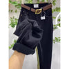 Thin High Waist Straight Leg Denim Jeans Spring Autumn