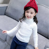 2025 Sweater Kids Autumn Girls Turtleneck 1-9Yrs