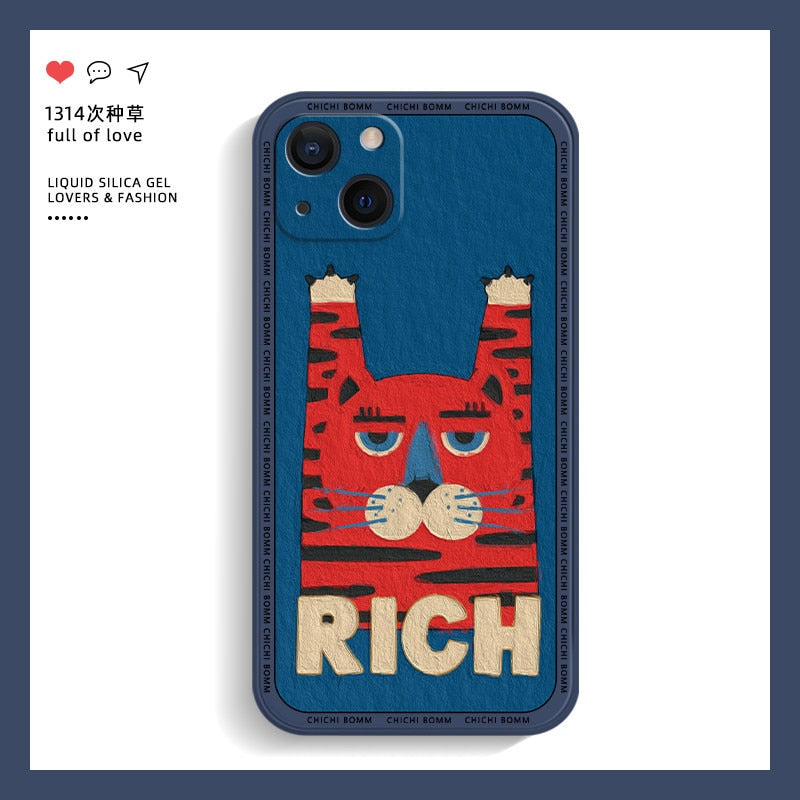 New Beckoning Tiger Personalized Fashion Tiger iPhone Case