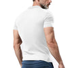 new heavy industry complex trend versatile daily heavy polo shirt turning V -neck