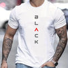 Men's Casual Loose Print Round Neck T-shirt Top
