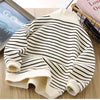 Kids' Striped Sweatshirts Casual Sports Top for 4-14Y