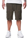 Men‘s Multi-Pocket Utility Shorts-Spacious Cargo Pockets Durable and Comfortable