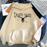 Death Note Hoodies Unisex Horror Hoodie Pullovers Spring Autumn Casual Graphic Hooded Streetwears Harajuku