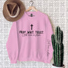 Uplifting Christian Quote Oversized Sweatshirt Women