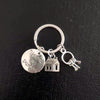 You are my personFashion Key House Tree Key ring Family member
