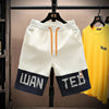Ice Silk Shorts Men's Summer Capris Loose Elastic Waist Drawstring Pockets