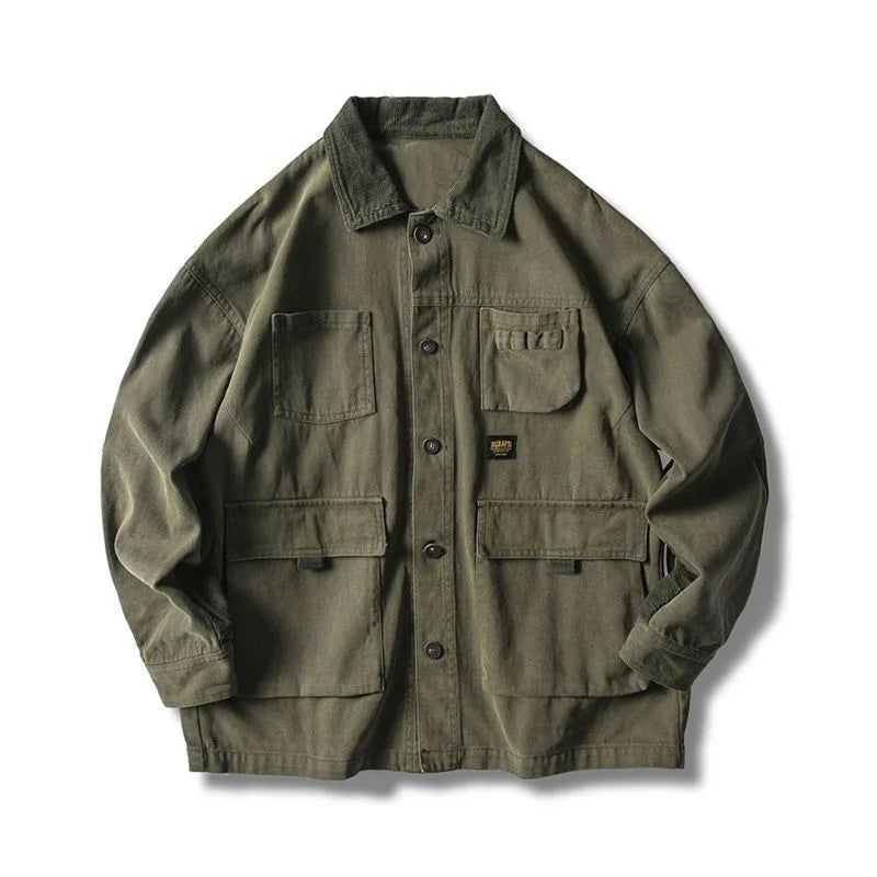 Japanese Streetwear Cargo Jacket