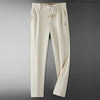 Autumn Winter Casual Men's Straight Leg Pants Soft Corduroy Sweatpants