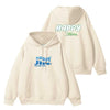 Winter Women's Hoodie JIN Happy Letter Print Cotton Long Sleeve