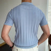 Enhance Men's Polo with Lapel Collar for Business and Casual Wear