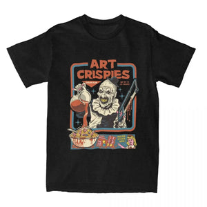 Art Crispies Terrifier Clown Shirt Apparel Retro Horror Tee Shirt