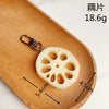 PVC Fake Braised Pork Broccoli Keychain Creative Simulation Food Pendant