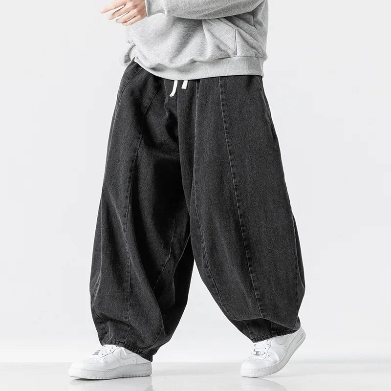 Vintage Loose Pants Denim Pants Straight Streetwear