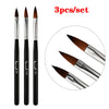 Acrylic Powder Nail Brushes Nail Art 3D Carving Manicure Salon