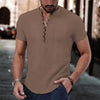 Elevate Your Style with King Billion's Premium Men's Linen V-Neck T-Shirt