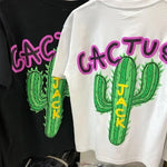 Cactus Jack Graphic T-Shirt Fashion Streetwear Y2k Hip Hop Travis