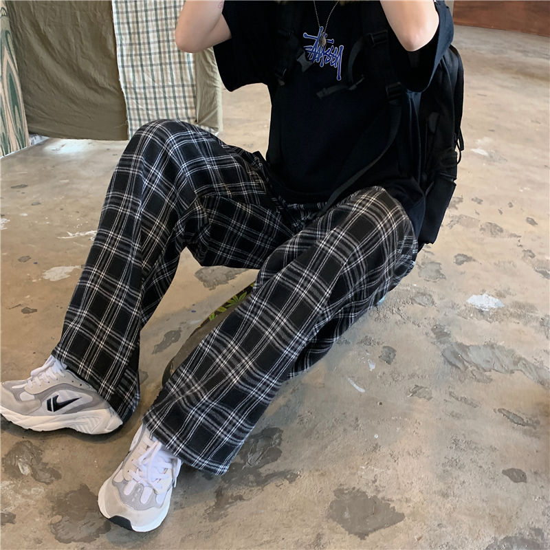 Straight Trousers for Male/Female Harajuku Hip-hop Pants