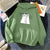 Kawaii Cartoon Hoodie Soft Casual Oversized Sportwear Warm Fleece