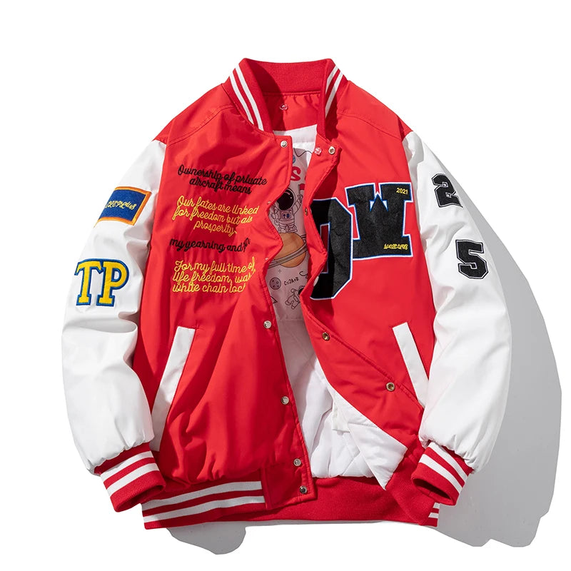 Color Block Varsity Jacket