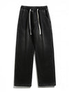 Winter Men's Jeans Fleece Liner Thick Straight