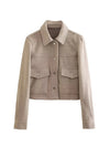 Womens Long Sleeve Casual Jacket