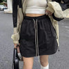 Streetwear A-Line Cargo Skirt for Women Summer