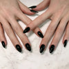Artificial Acrylic Black Square Nail Tips Long Ballet Removable