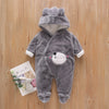 Autumn and Winter New Baby Plush Climbing Clothes
